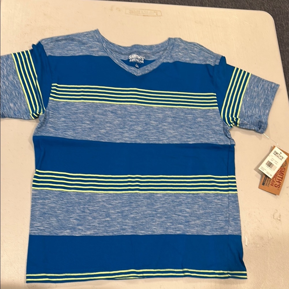 SMITH Kids Blue Striped Shirt